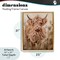 Stupell Industries Curly Haired Highland Cattle Floating Frame, design by Ashley Bradley